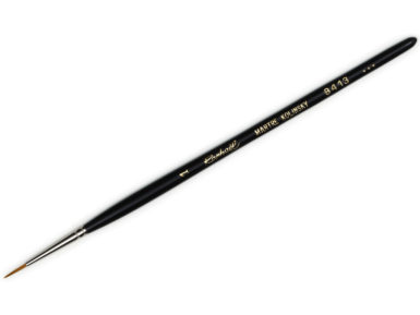 Teptukas 8413/1 Kolinsky sabalas apvalus trumpu koteliu