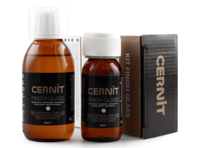 Lakavimo rinkinys Cernit Glass 120ml epoksidinė guma+60ml kietiklis