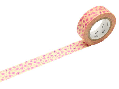 Washi līmlente mt ex 15mmx10m pink flower
