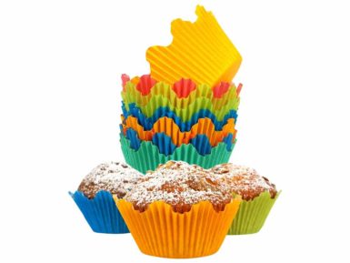 Mufinu formiņa Kronis 50x38mm 48gab. asorti blisterī