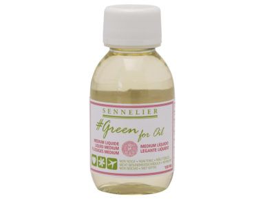 Mēdijs eļļas krāsām Sennelier Green for Oil Liquid 100ml