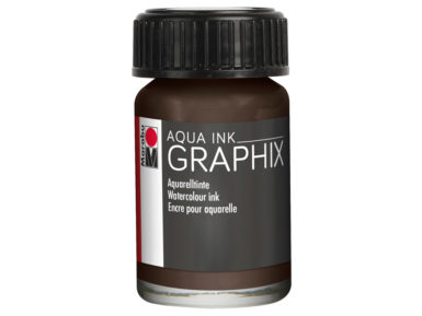 Watercolour ink Graphix 15ml 045 brown