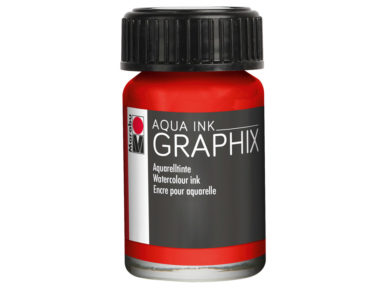 Watercolour ink Graphix 15ml 006 vermilion