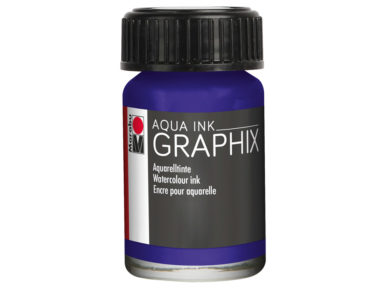 Watercolour ink Graphix 15ml 051 dark violet