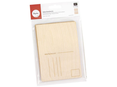 Postkaart puidust Rayher 14.8×10.5×0.3cm 2tk