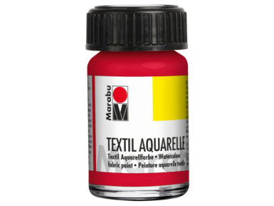 Krāsa tekstilam Aquarelle 15ml 031 cherry red