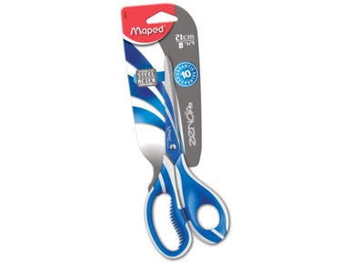 Šķēres Maped Zenoa Fit 21cm zila blisterī