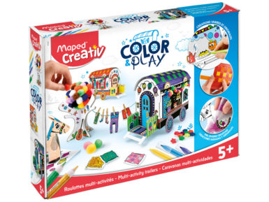 Crafting kit Maped Creativ Color&Play Design my Carriages