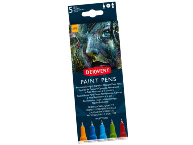 Žymeklių rinkinys Derwent Paint Pen 5vnt. Palette 2