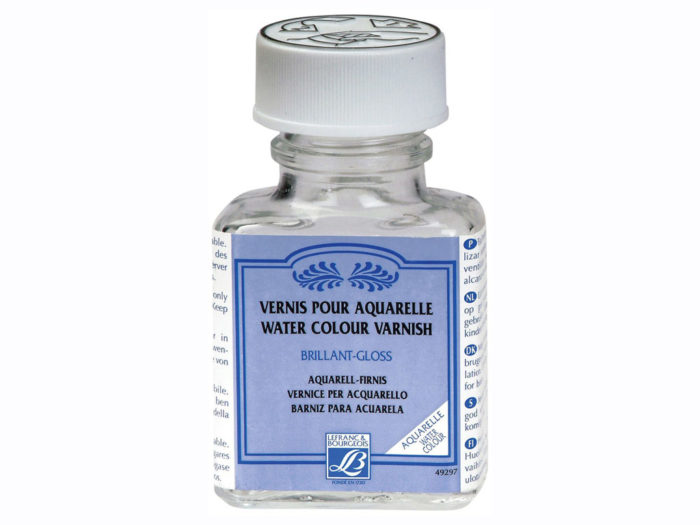 Akvarellvärvi lakk L&B
