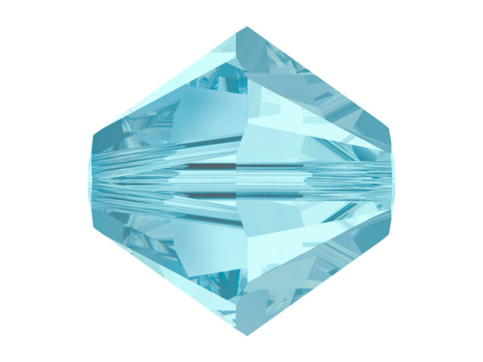 Kristallhelmes Swarovski romb 5328 4mm - 1/2