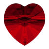 Crystal Bead Swarovski heart 5742 8mm - 1/2
