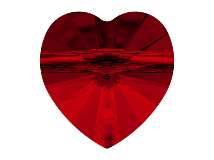 Crystal Bead Swarovski heart 5742 8mm - 1/2