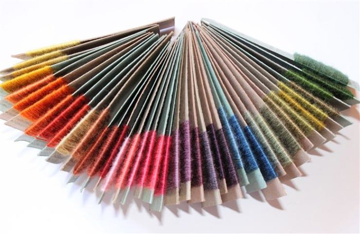 Tikkimislõng taimedega värvitud 10m