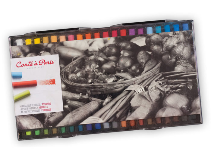 Soft Pastels Conte a Paris set