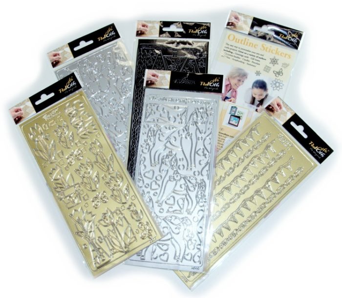 Kontūru uzlīmes Peel-Off’s ornamenti