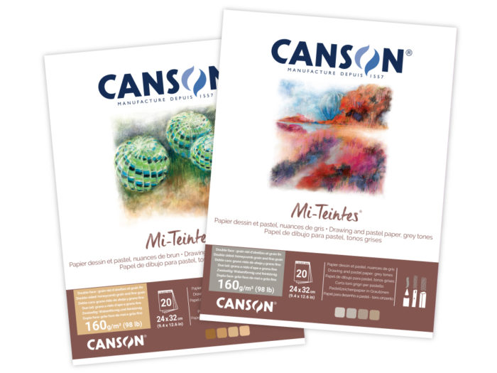 Bloknotas piešimui pastele Canson Mi-Teintes