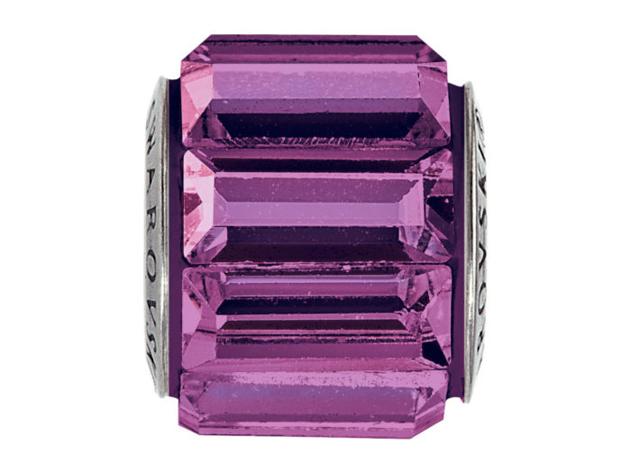 Krištolinis karoliukas Swarovski BeCharmed Pave 80301 14mm - 1/2