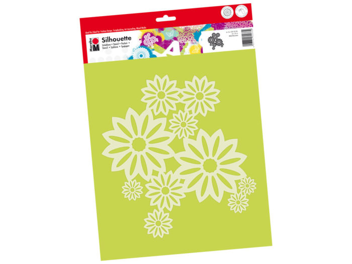 Stencil Marabu Silhouette 30x30cm - 1/3