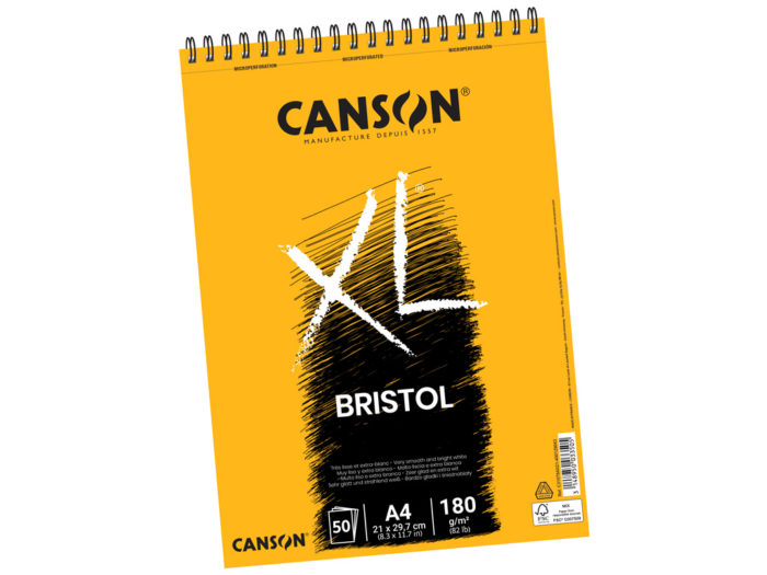 Rasēšanas papīra bloks Canson XL Bristol