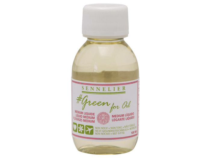 Mēdijs eļļas krāsām Sennelier Green for Oil Liquid