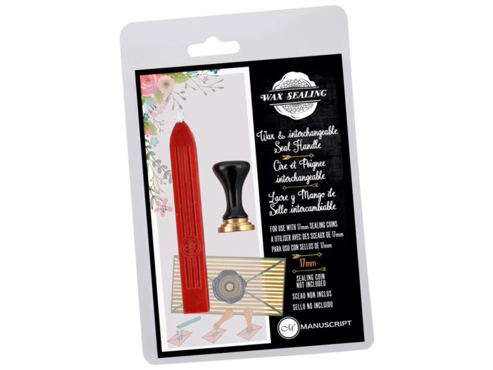 Seal handle Manuscript for 17mm coin - 1/4