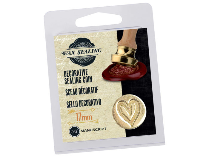 Sealing coin Manuscript 17mm - 1/4