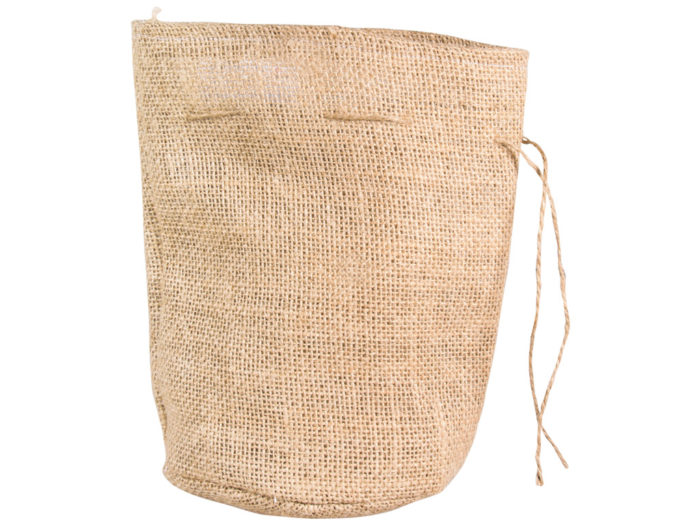 Kott juteriidest Rayher ümara põhjaga