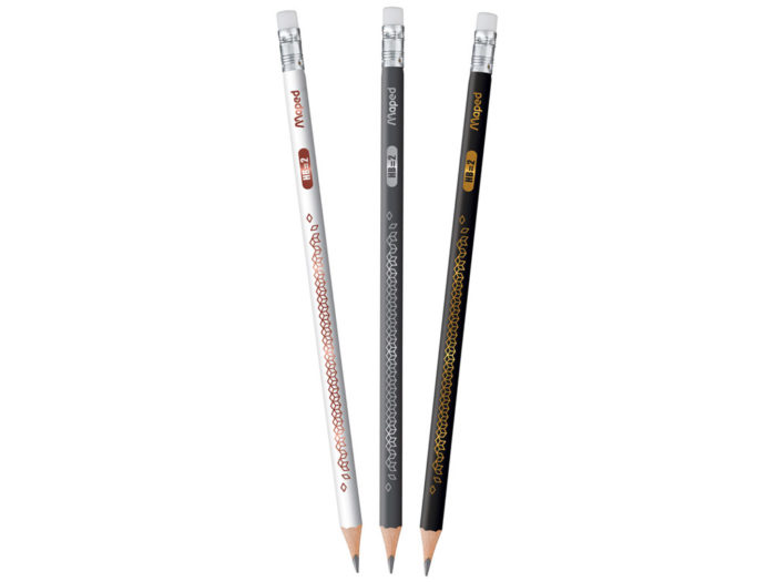 Graphite pencil Maped Black’Peps Deco with eraser
