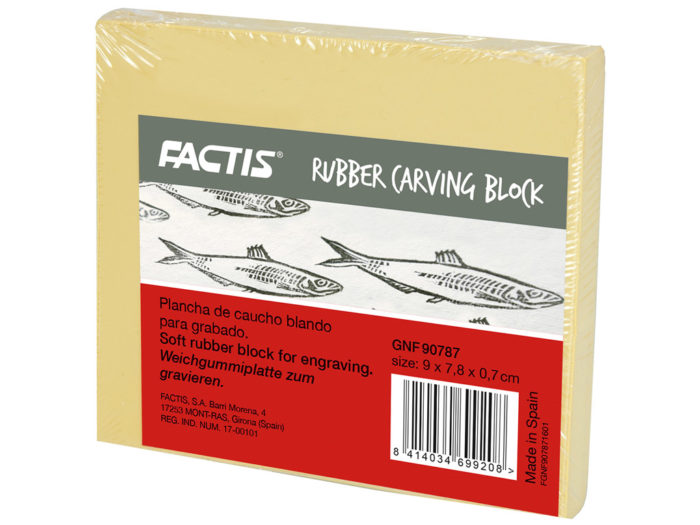Rubber carving block Factis