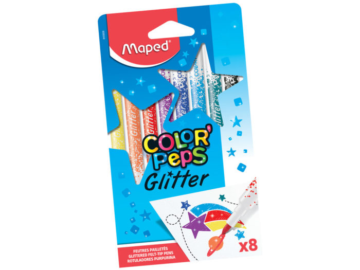 Viltpliiats Maped Color’Peps Glitter
