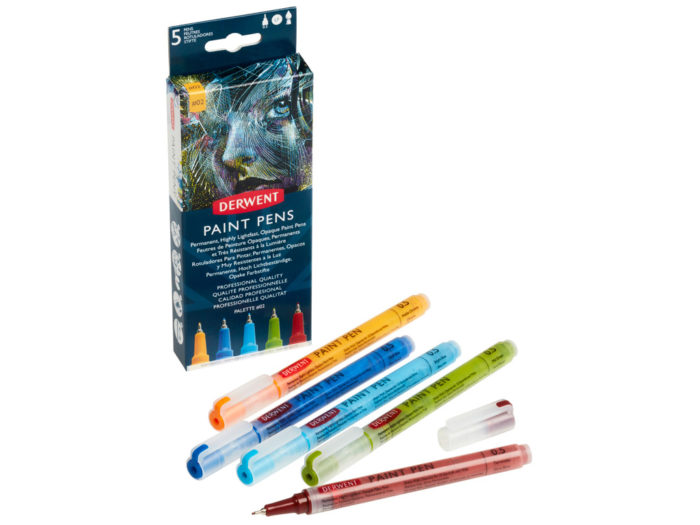 Žymeklis Derwent Paint Pen rinkinys