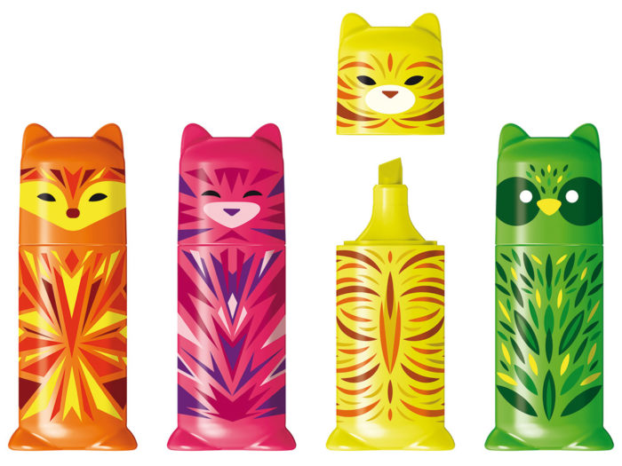 Teksta marķieris Maped Fluo Peps Pocket Mini Friends