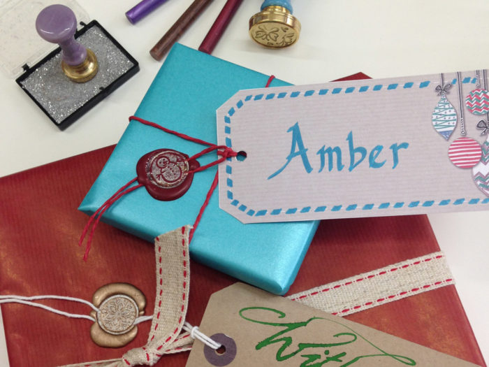 Seal handle Manuscript for 17mm coin - 3/4