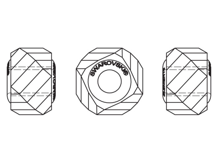 Kristallhelmes Swarovski BeCharmed heeliks 5928 14mm - 2/2