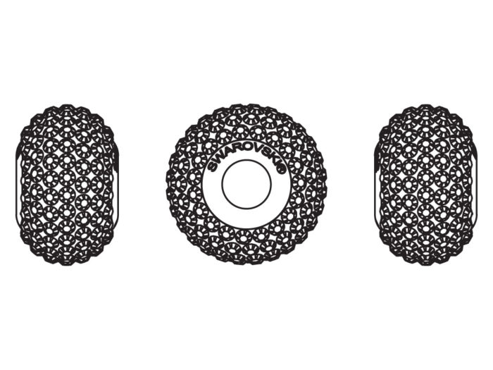 Kristallhelmes Swarovski BeCharmed Pave 80101 14mm - 2/2