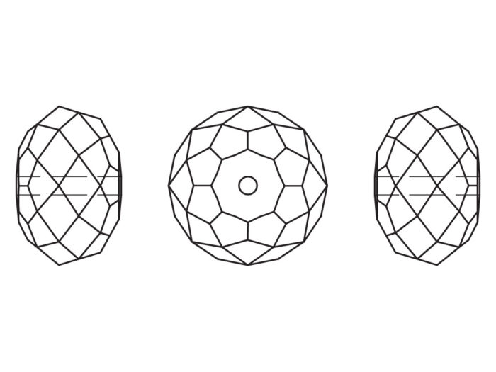 Kristallhelmes Swarovski sõõrik 5040 8mm - 2/2